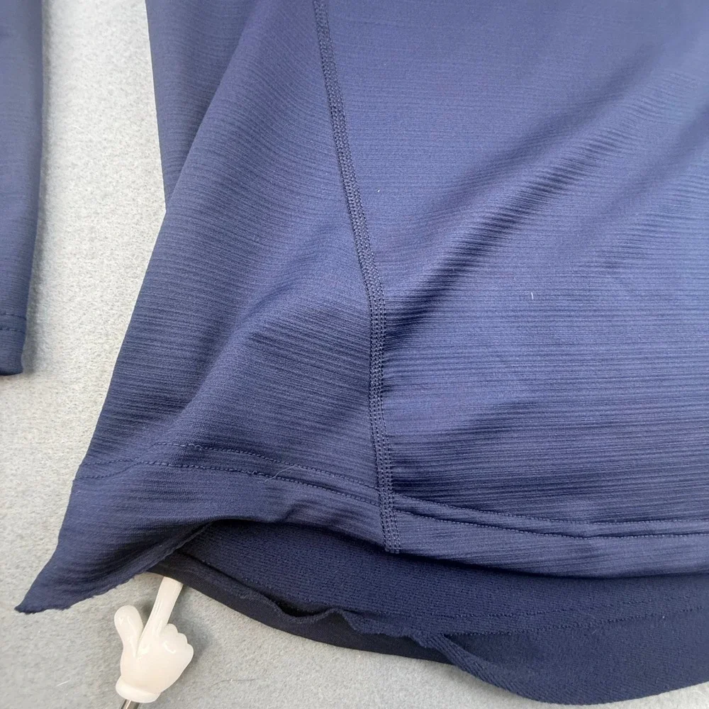 Jordan Compression Shirt Mens Medium Navy Blue Long Sleeve Mock Neck Jumpman
